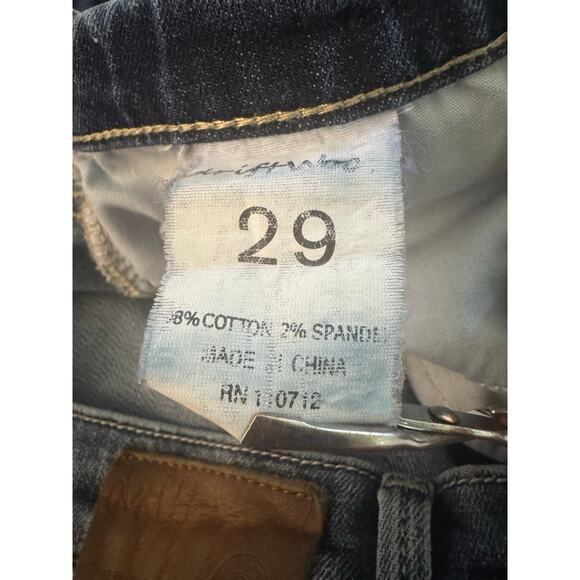 Designer x Driftwood Kelly Floral Embroidered Bootcut Denim Jeans Womens Size 29 - Picture 6 of 10